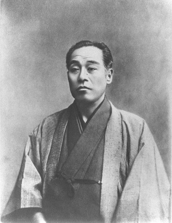 Portrait photograph of Fukuzawa Yukichi, circa 1891.